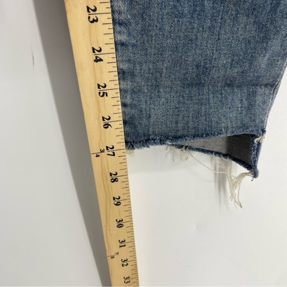 MOTHER The Stunner Ankle Step Fray Jeans Helter Skelter wash Sz‎ 31 - Picture 15 of 15